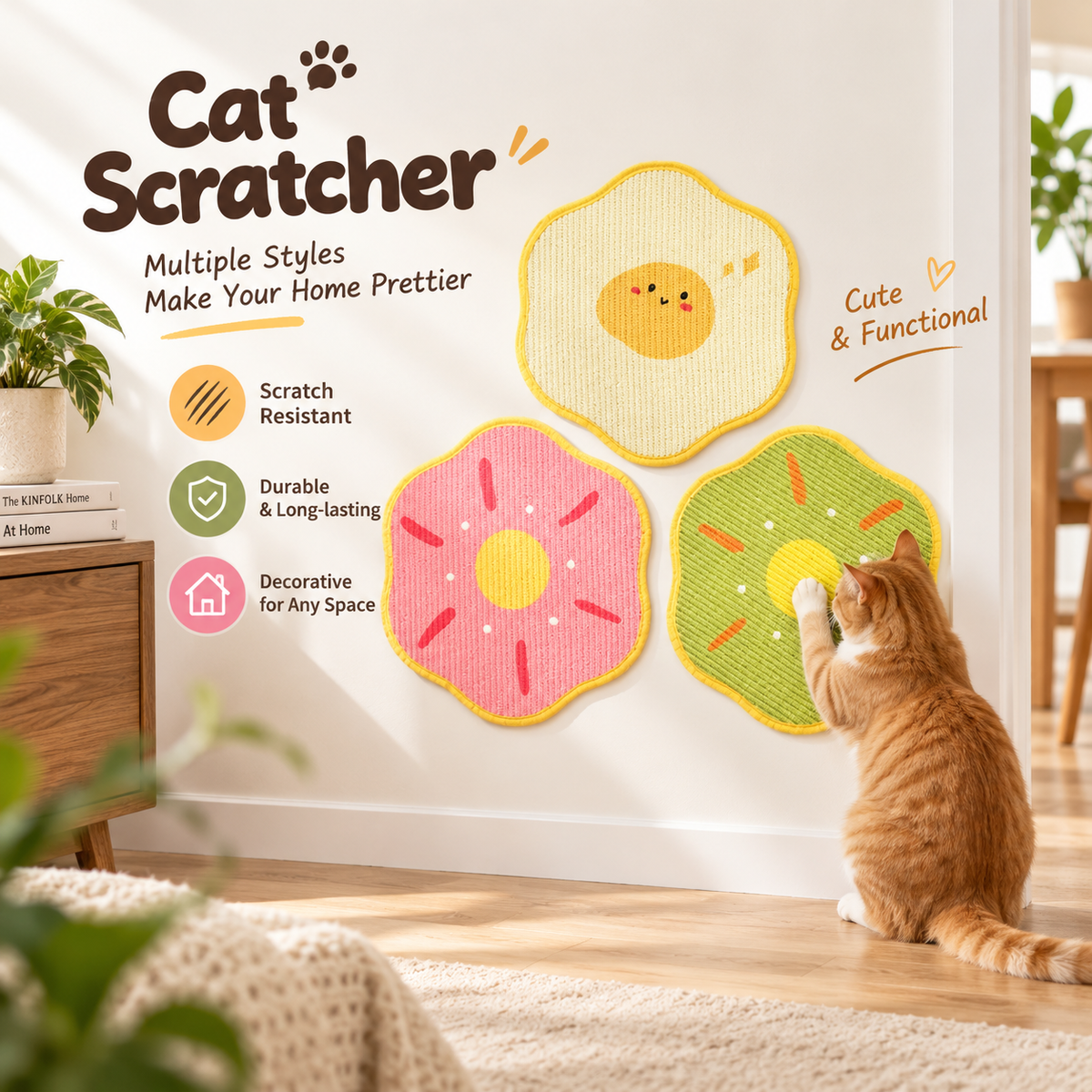 Best Pet Toys™ Flower Sisal Cat Scratcher