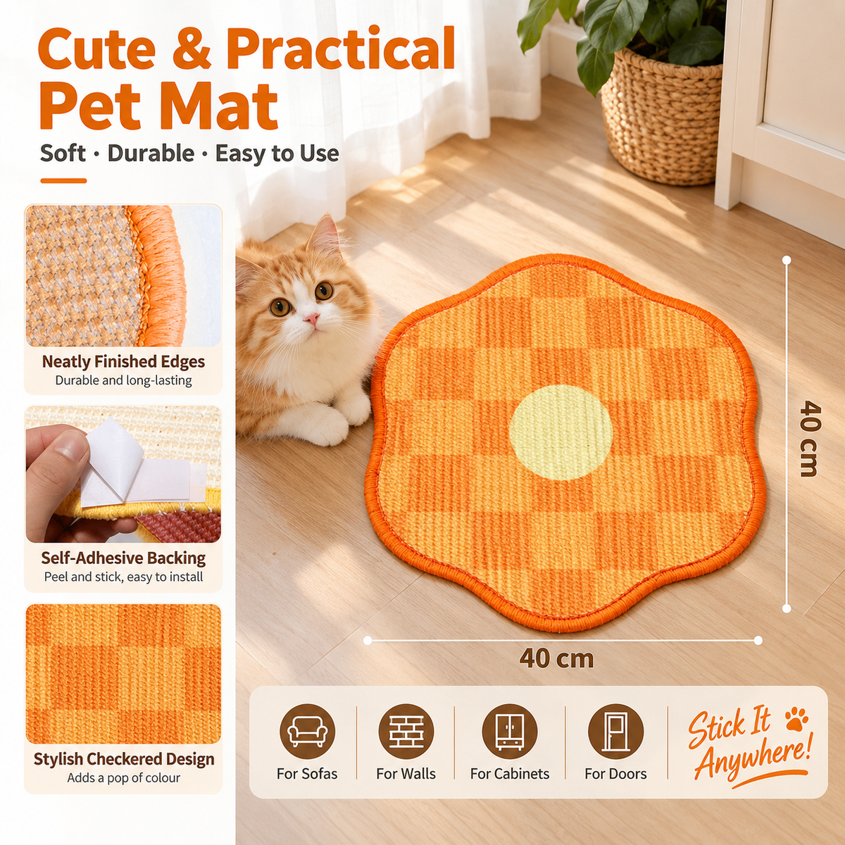 Best Pet Toys™ Flower Sisal Cat Scratcher