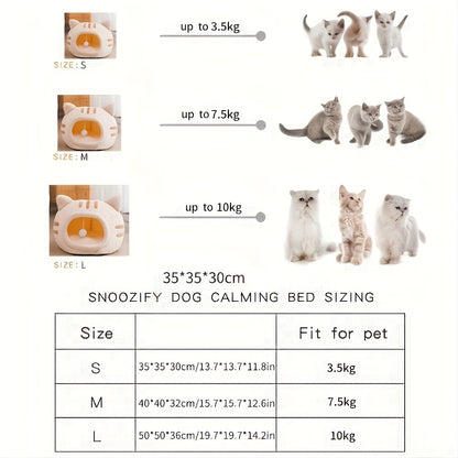 Whisker Haven Cat Bed – Cozy, Non-Slip, All-Season Comfort!