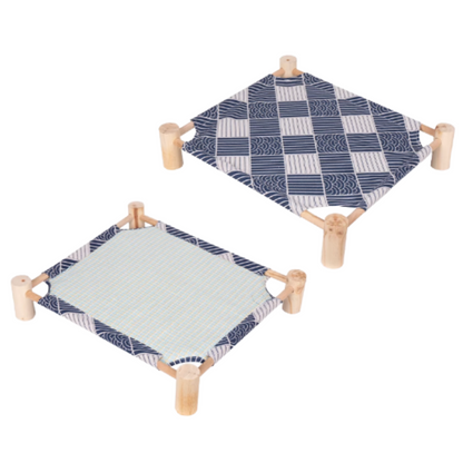 Durable Canvas Elevated Cat Bed