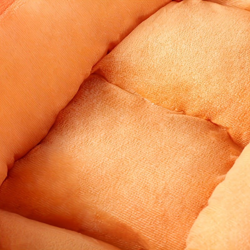 Reversible Carrot Pet Bed – Cozy & Washable Design