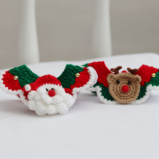 Christmas Cat Collar – Santa Claus Holiday Design