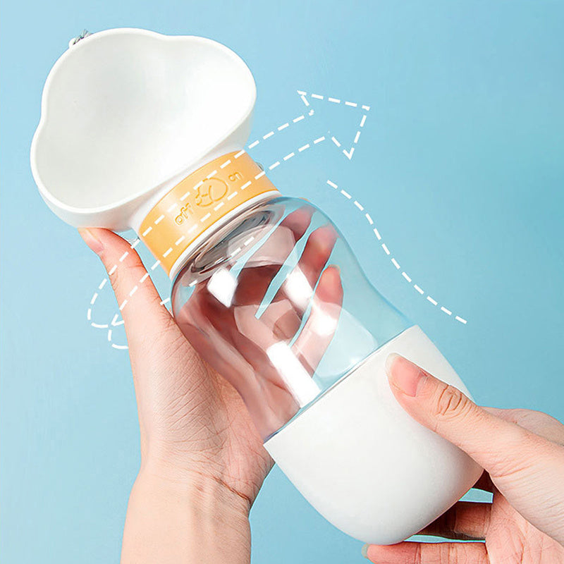 2-in-1 Portable Pet Feeder Cup: Water & Food on the Go!