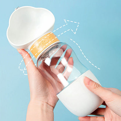 2-in-1 Portable Pet Feeder Cup: Water & Food on the Go!