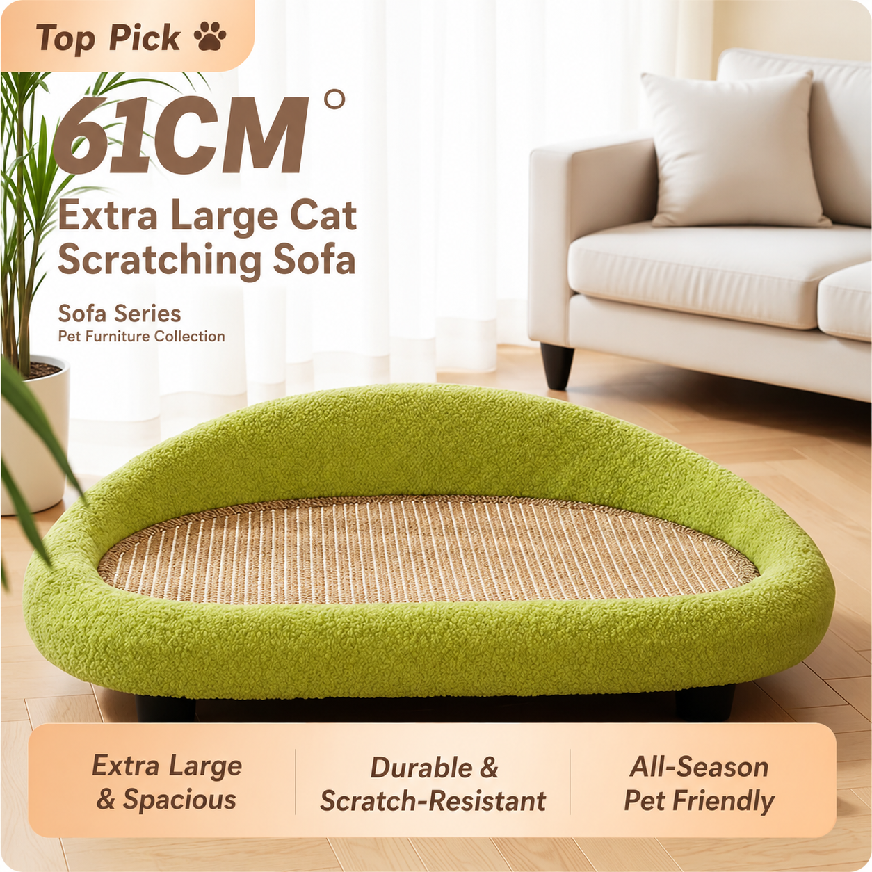 Best Pet Toys™ Sisal Sofa Bed