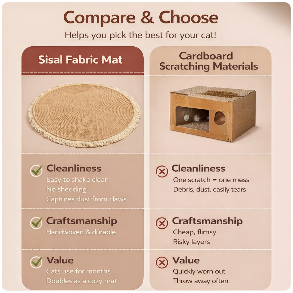 Handmade Rattan Woven Rug – Vintage Jute Round Carpet with Tassel