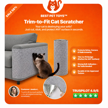 Best Pet Toys™ Trim-to-Fit Cat Scratcher