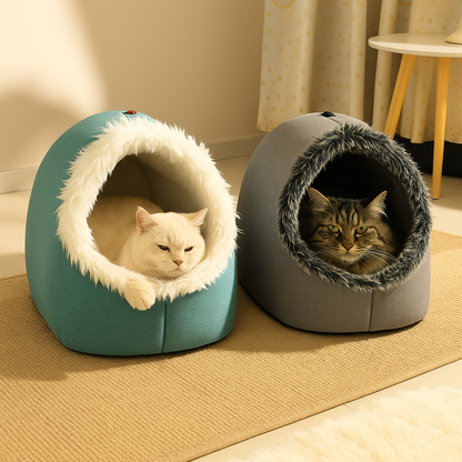 Cozy Portable Pet Haven – Warm & Snug Pet Cave