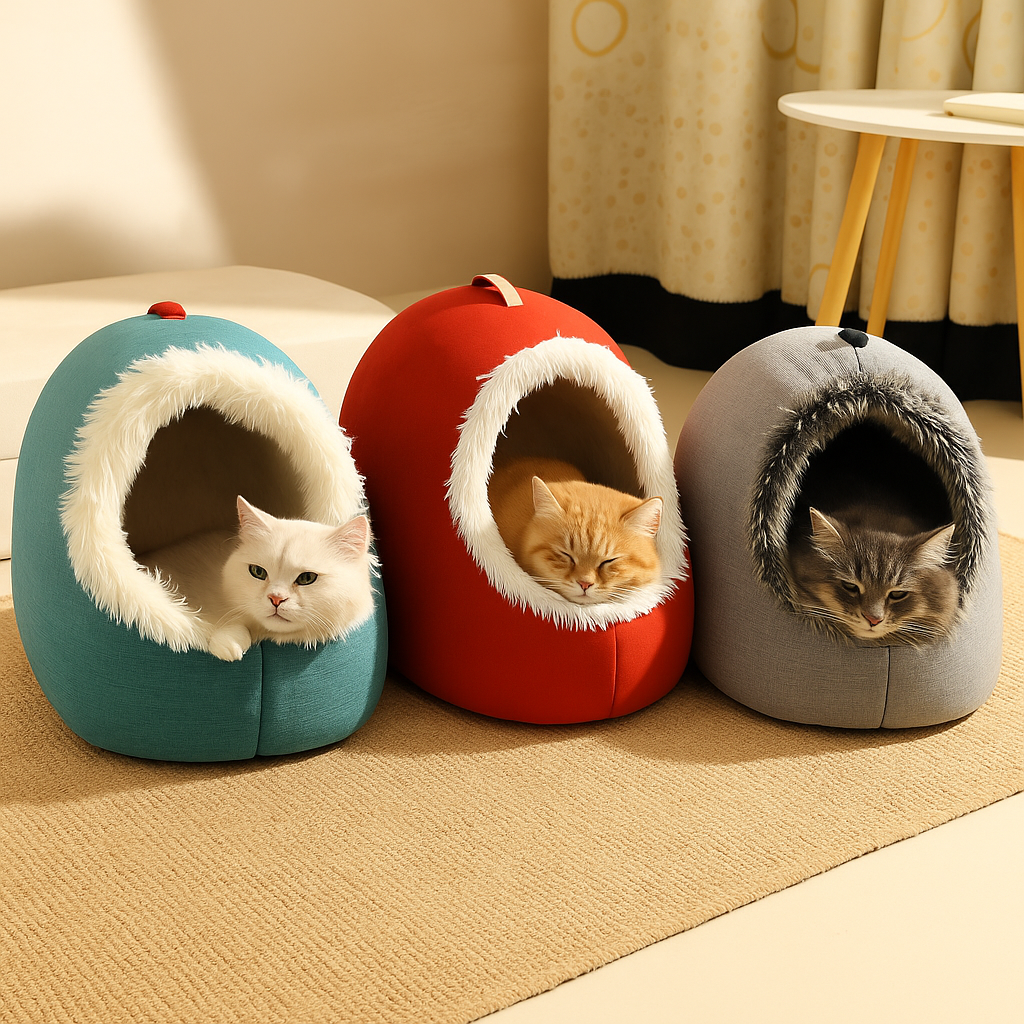 Cozy Portable Pet Haven – Warm & Snug Pet Cave