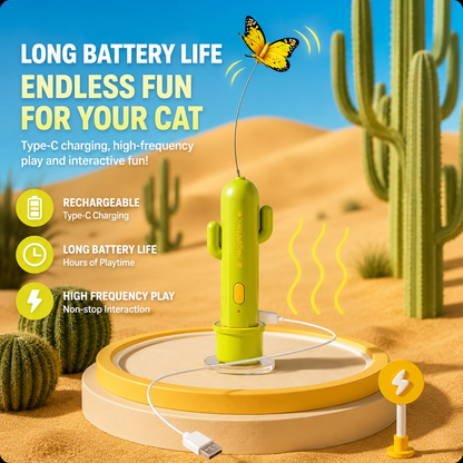 Best Pet Toys™ CactusSpin Interactive Cat Toy