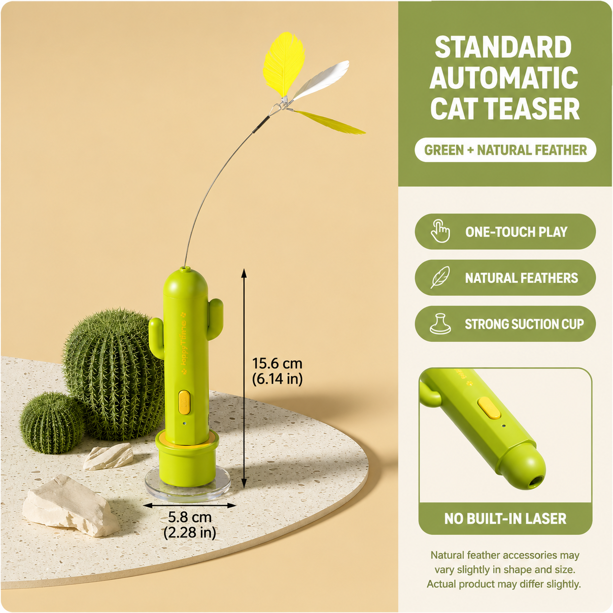 Best Pet Toys™ CactusSpin Interactive Cat Toy