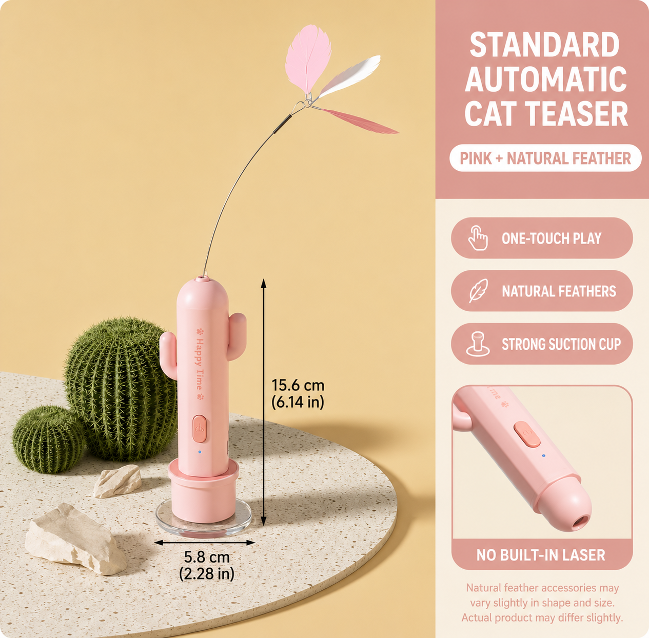 Best Pet Toys™ CactusSpin Interactive Cat Toy