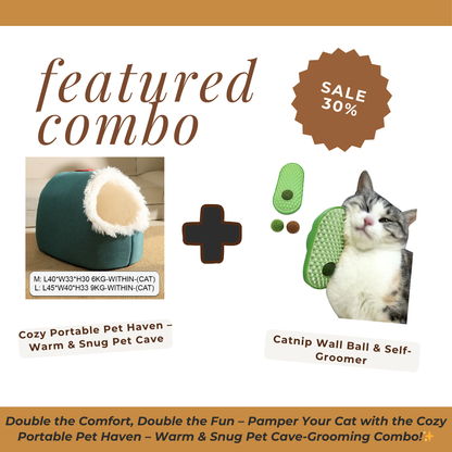 Cozy Portable Pet Haven – Warm & Snug Pet Cave
