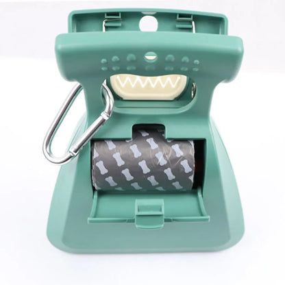 Travel Dog Poop Bag Dispenser & Foldable Pooper Scooper – Efficient Animal Waste Picker