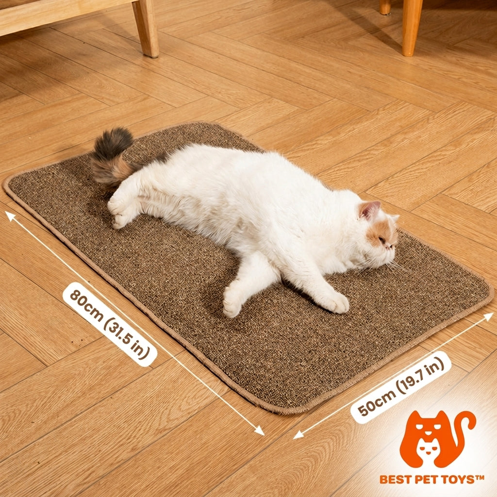 best pet toys cat scratching mat size M 19.7 x 31.5 inches