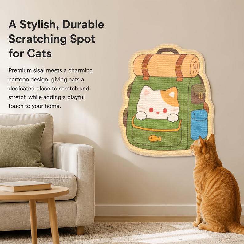Best Pet Toys™ ClawPack – Wall Sisal Scratcher
