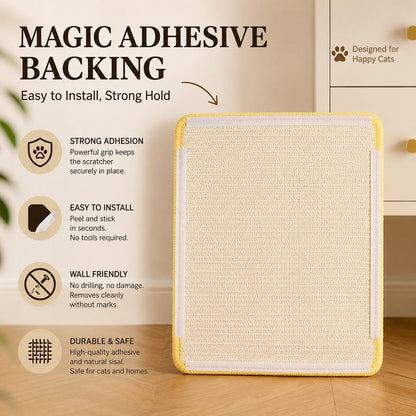 Best Pet Toys™ Soft Fabric Wall Scratcher
