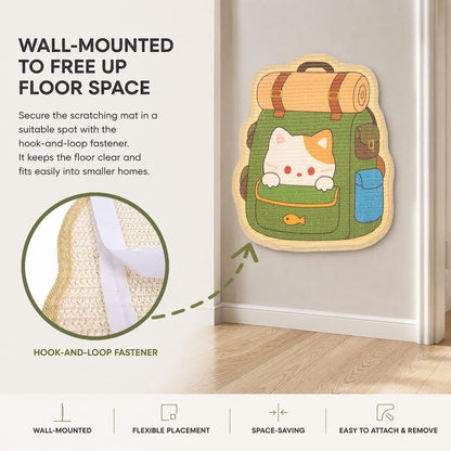 Best Pet Toys™ ClawPack – Wall Sisal Scratcher