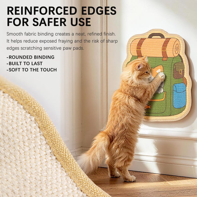 Best Pet Toys™ ClawPack – Wall Sisal Scratcher