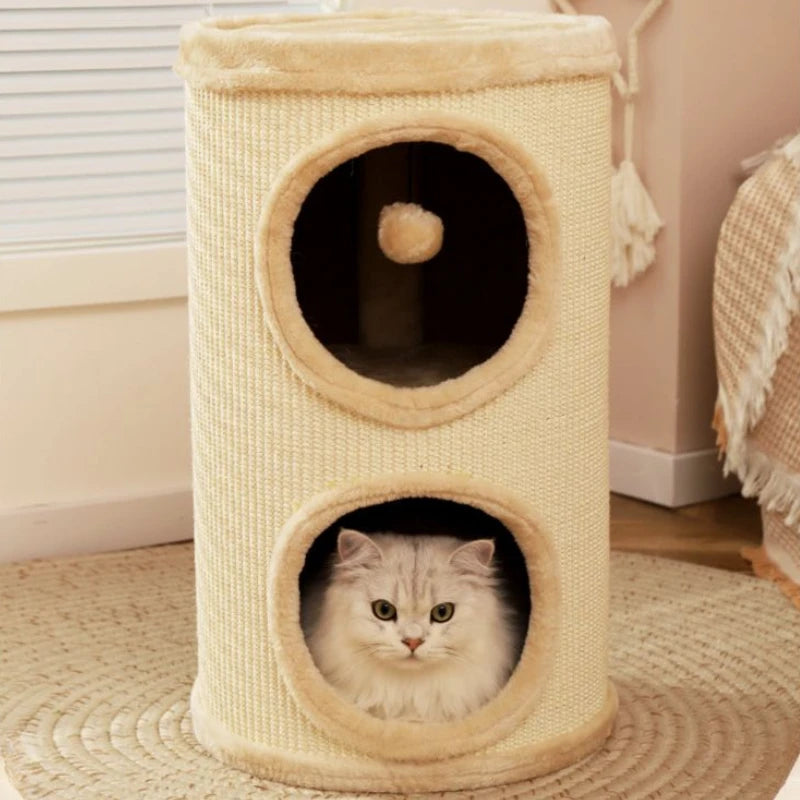Multi-Layer Cat Climbing Frame Cat Bed Condo Tower