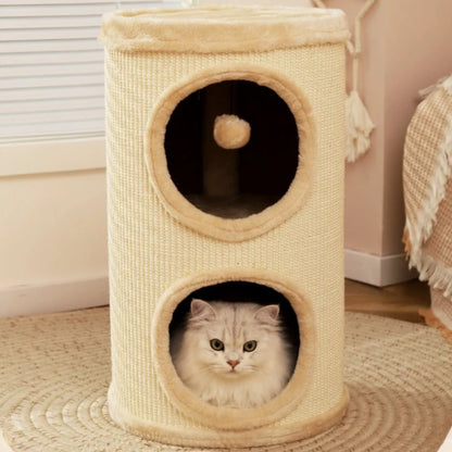 Multi-Layer Cat Climbing Frame Cat Bed Condo Tower