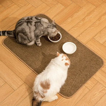 Wear-Resistant Sisal Cat Scratch Mat!