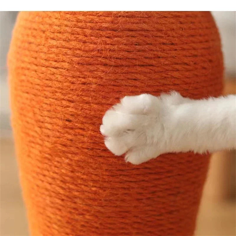 Best Pet Toys™ Carrot Cat Scratcher – Sisal Scratching Post (26×25cm)