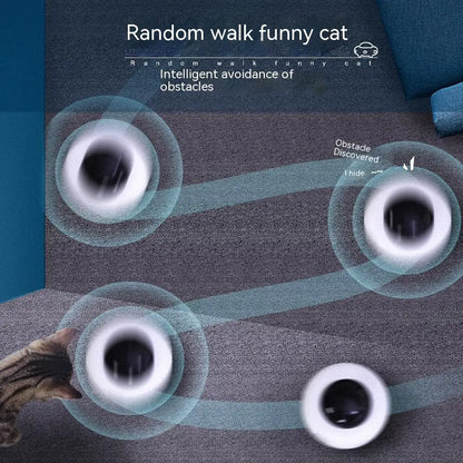 Smart UFO Cat Teaser – USB Rechargeable Interactive Toy