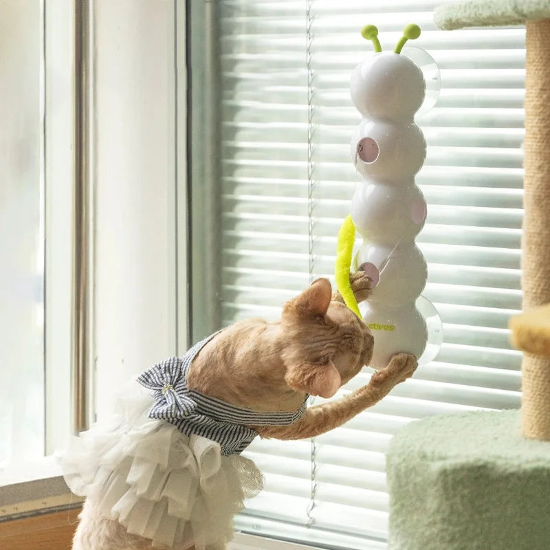 Smart Interactive Cat Wand Pro – Auto-Swing with Replaceable Prey Tail, Durable for Multi-Cat Homes