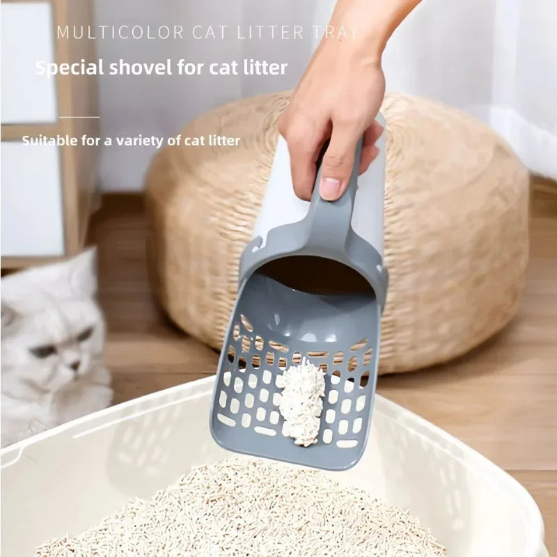 Cat Litter Scoop with Filter – Easy Cleaning Waste Picker for Self-Cleaning Litter Boxes