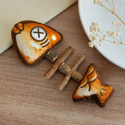 Matatabi Fish Bone Cat Toy – Teeth Grinding Fun