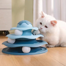 4-Layer Cat Track Tower – Interactive Fun Toy for Kittens