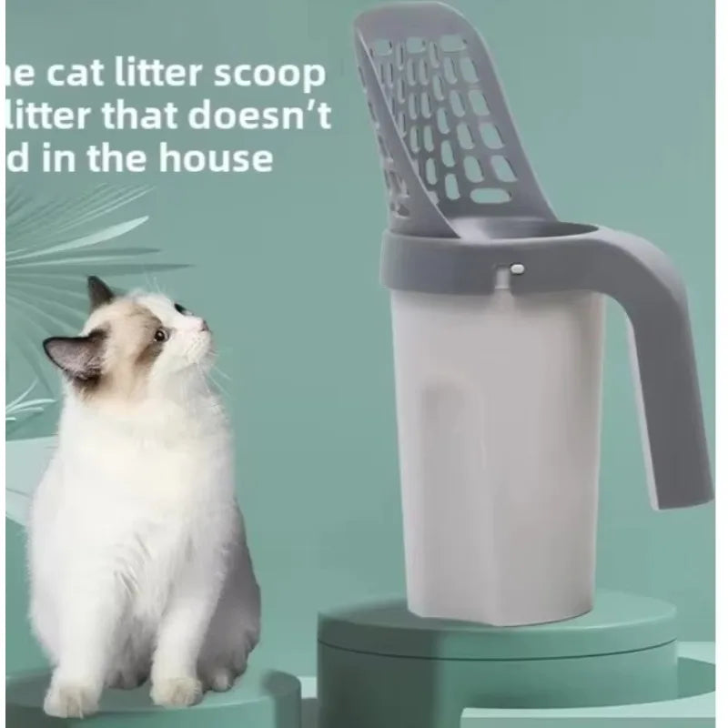 Cat Litter Scoop with Filter – Easy Cleaning Waste Picker for Self-Cleaning Litter Boxes