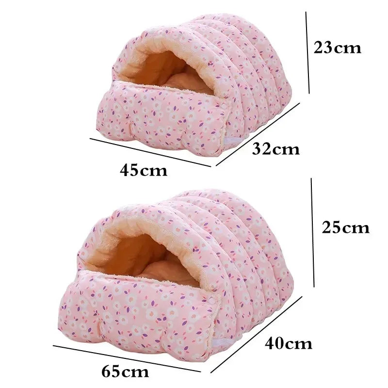 Warm Winter Cat Bed – Cozy Cushions for Kittens & Small Pets
