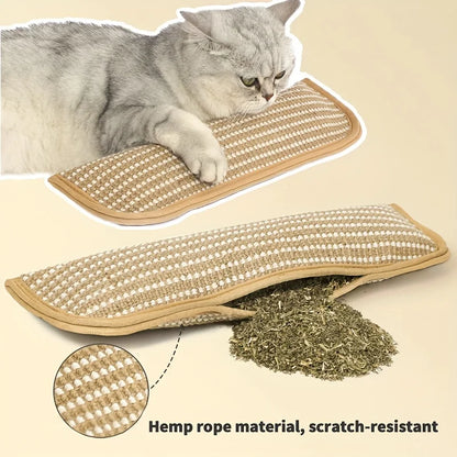 2-in-1 Sisal Cat Scratcher Bed