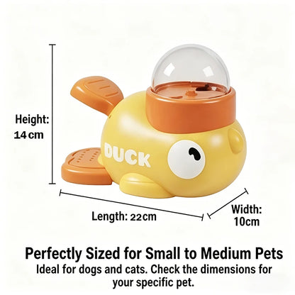 Best Pet Toys™ 2-in-1 Duck Dog Toy & Treat Dispenser