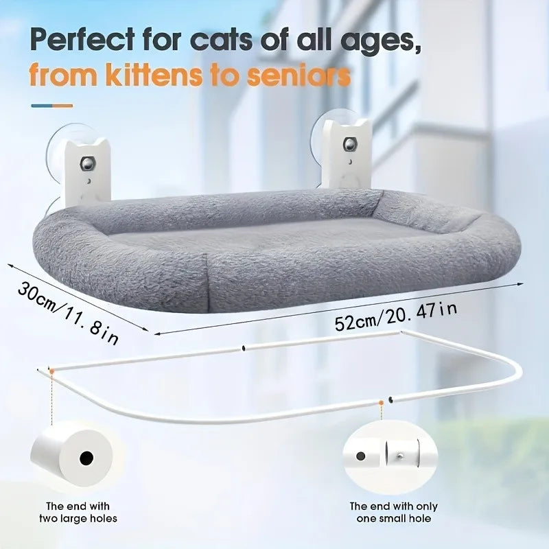 Sunny Window Cat Hammock – Perfect for Curious Kittens!