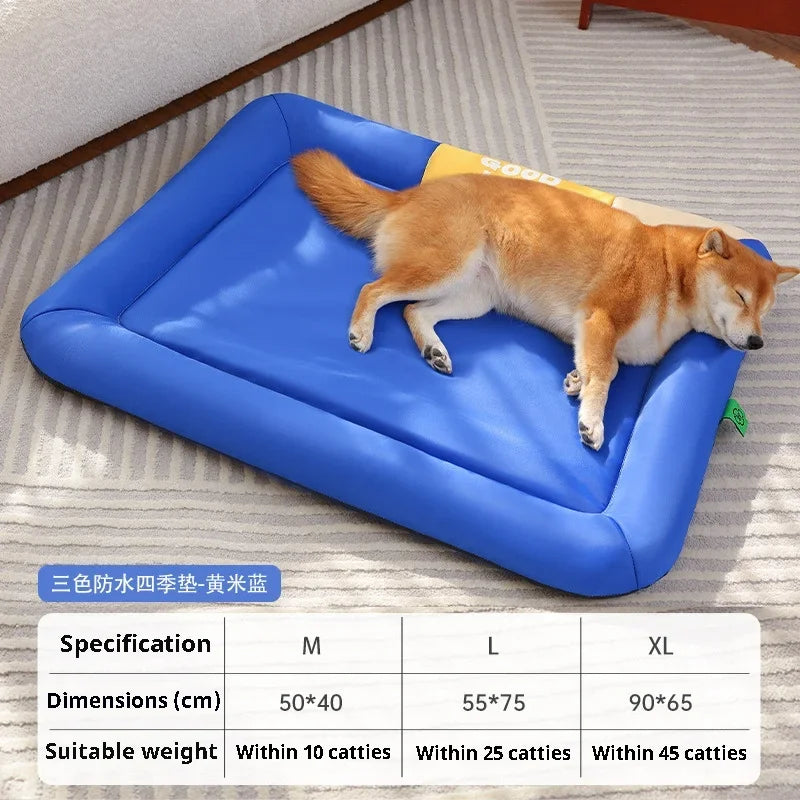 Fluffy Summer Cooling Pet Bed – Soft Sofa for Cats & Dogs