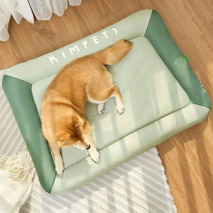 Fluffy Summer Cooling Pet Bed – Soft Sofa for Cats & Dogs