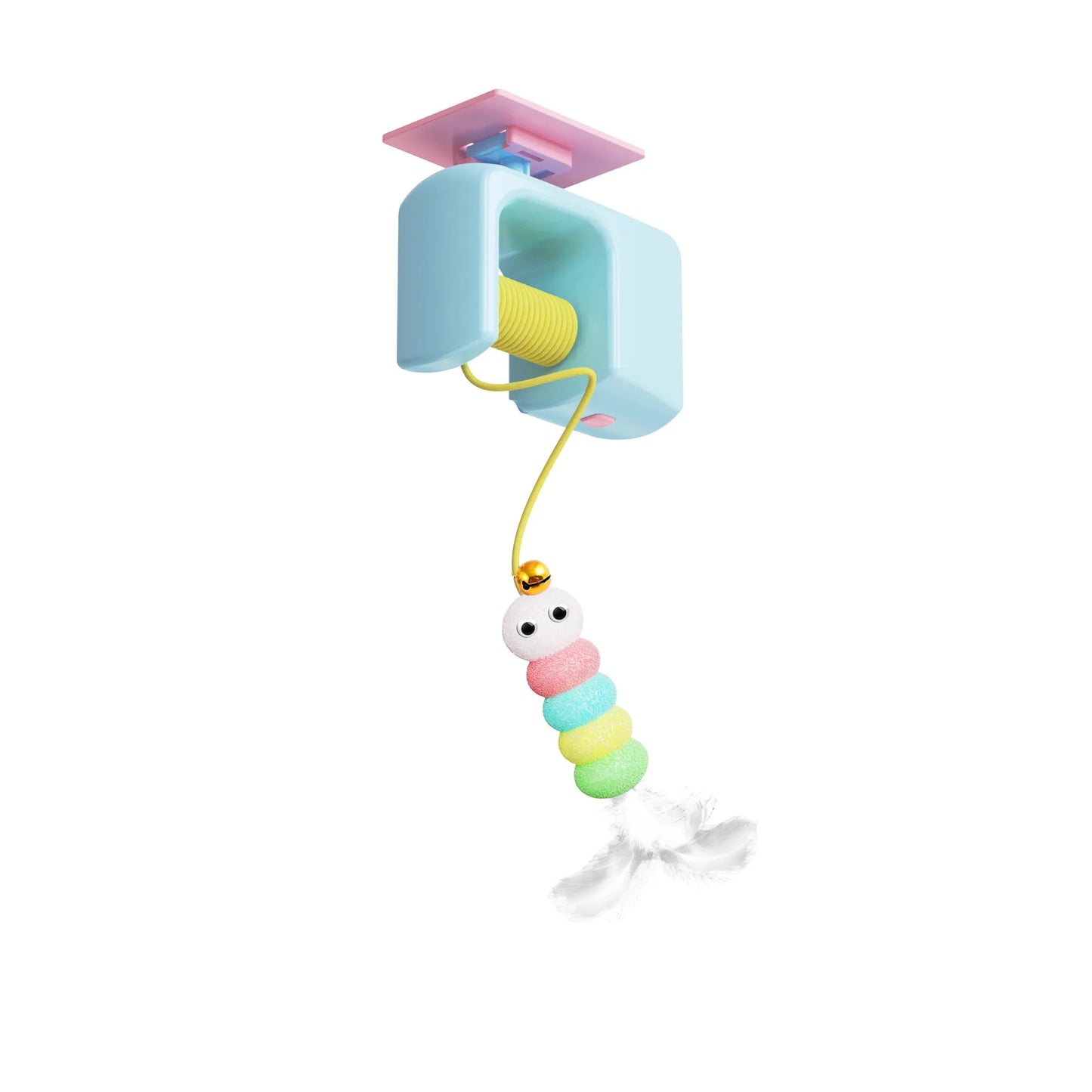 Rechargeable Flying Bird Cat Toy – Interactive Door-Hanging Teaser