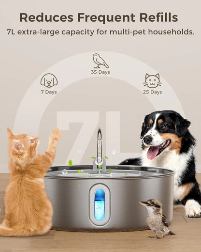 BPT - Large 7L Dog & Cat Water Fountain