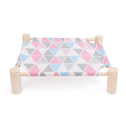 Durable Canvas Elevated Cat Bed