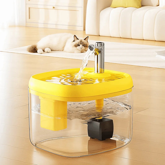 1.5L Cat Water Fountain – Large Capacity, Quiet & Safe Design