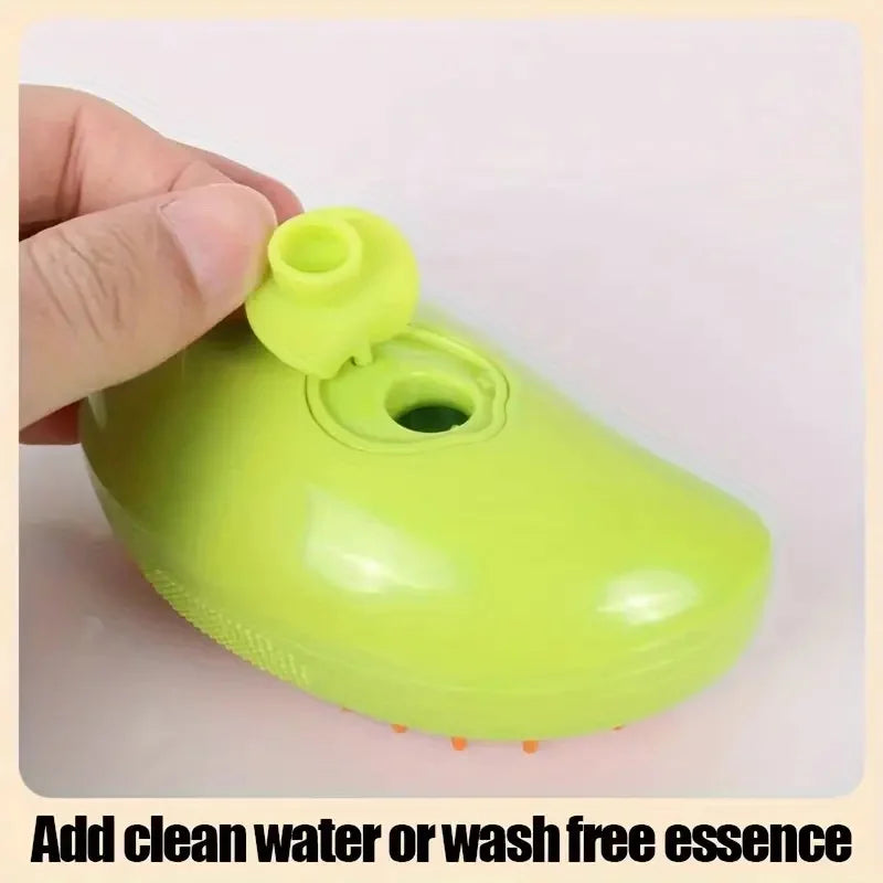 3-in-1 Steamy Pet Brush – Groom, Detangle & Soothe with Steam
