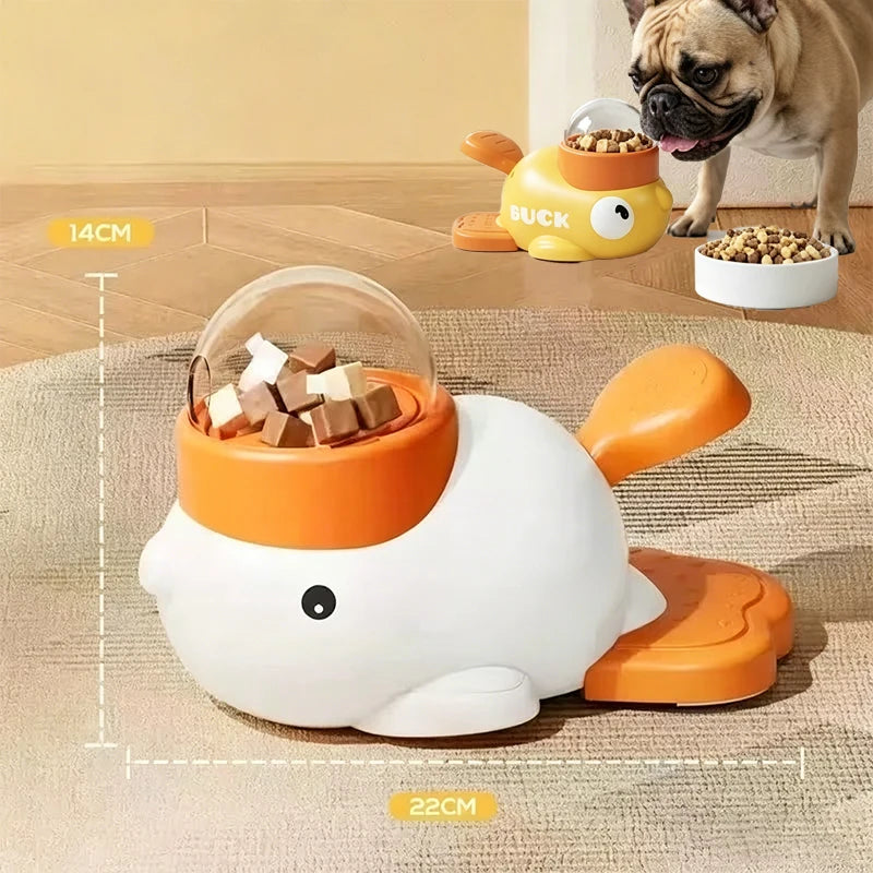Best Pet Toys™ 2-in-1 Duck Dog Toy & Treat Dispenser