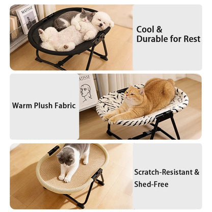 Best Pet Toys™ Foldable All-Season Pet Cave Bed