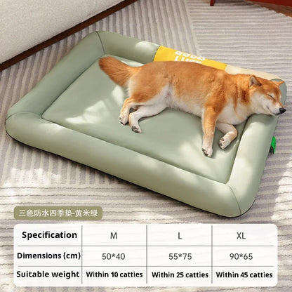 Fluffy Summer Cooling Pet Bed – Soft Sofa for Cats & Dogs