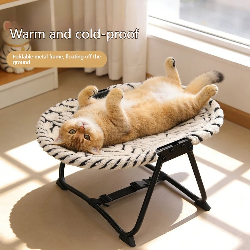 Best Pet Toys™ Foldable All-Season Pet Cave Bed