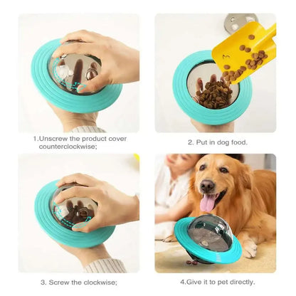 Flying Disc & Slow Feeder Toy