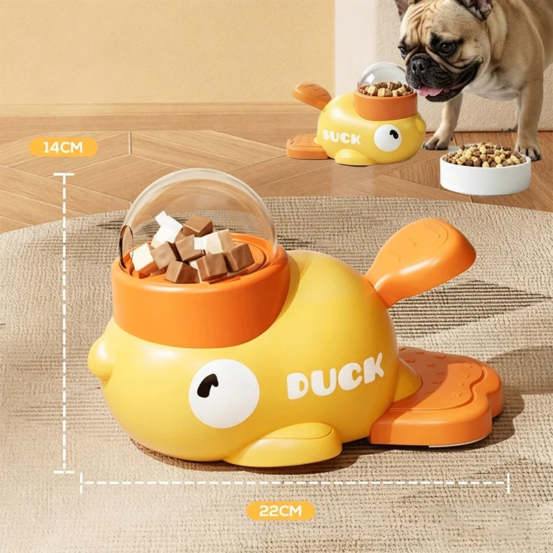 Best Pet Toys™ 2-in-1 Duck Dog Toy & Treat Dispenser